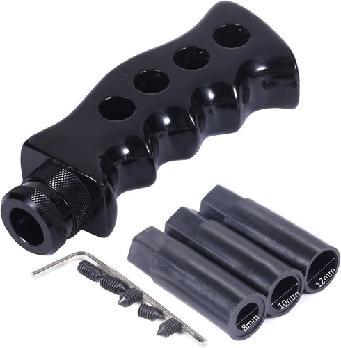 Shift Knob Handle Shifting Gear Stick Shifter Transmissions Fit Most Manual Automatic Cars Truck SUV Vehicle (Black)...