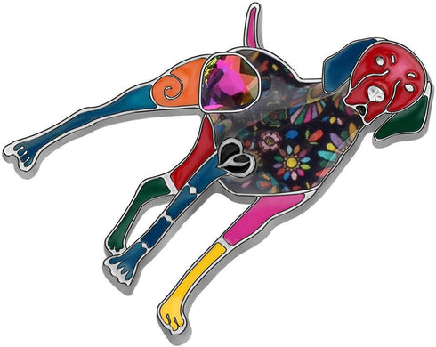 Cute Enamel Dog Brooch Fashion Pet Pins Jewelry Dog Gifts...