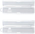 2 Packs Transparent Portable Dust-proof Toothbrush and Toothpaste Cases for Daily and Travel Use (2 Pack Clear)...