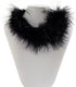 Exaggerated Multicolor Feather Choker Necklace Ribbon Fluffy Feather Collar Necklace Adjustable For Women Girls Gothic Costume Party...