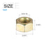 Hex Nuts (9/16"-18) 10Pcs, Carbon Steel Fine Thread Zinc Plated Hexagon Nut Hardware - for DIY Home Repair Machinery, Yellow Zinc...