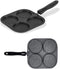 YAD Pancake Pan Burger Round Omelet Fry Pan Egg Cooker Pan Multipurpose Pancake Pan, Multicolor...