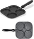 YAD Pancake Pan Burger Round Omelet Fry Pan Egg Cooker Pan Multipurpose Pancake Pan, Multicolor...