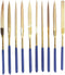 10pcs Titanium Finish Diamond Needle File Set, 3 x 140mm Mini Jewelers File Set Metal File Tool for Jewelers Glass Wood Carving Craft...