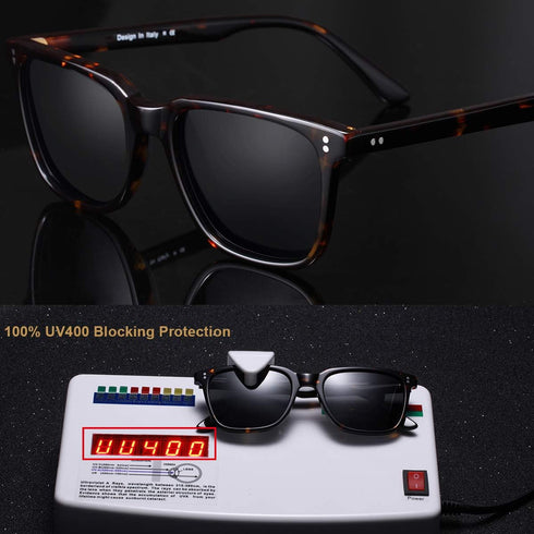 CARFIA Polarized Men's Sunglasses UV400 Protection for Driving Fishing Cool Man Acetate Shades CA5354L...