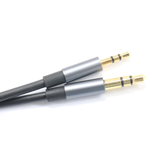 Black 3ft Gold Plated Design 3.5mm Male to 2.5mm Male Car Auxiliary Audio Cable Cord Headphone Connect Cable for Apple, Android Smartphone, Tablet...