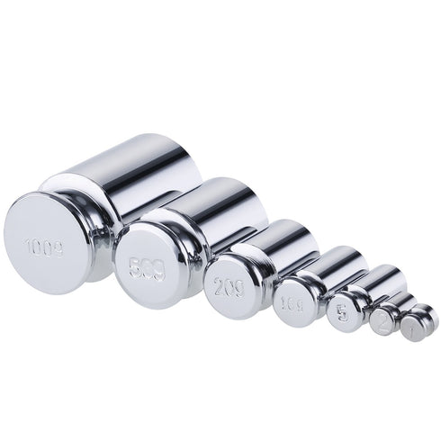 Gram Calibration Weight 1g 2g 5g 10g 20g 50g 100g Scale Calibration Weight Set for Digital Scale Balance and 1 Piece Calibration Weight Tweezer...