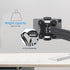 Pholiten Universal VESA Mount Adapter for Tablets, 2-in-1 Laptops, 15.6 inch Portable Monitors & phone,ESA 100x100, Adjustable Laptop Holder, Exte...