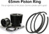3Pcs Piston Ring, Air Compressor Piston Ring Pneumatic Drive Airtight for 55mm Cylinder Diameter...