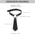 Gothic Leather Choker Necklace With Tie for Women, Adjustable Collar Neckband Choker Necklace for Halloween Cosplay Party...