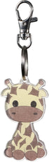 Baby Giraffe Keychain - Charm for Purse Diaper Bag Tote Bag Kids Backpack Keychain...
