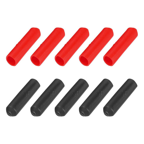 MECCANIXITY 30Pcs Heat Shrink End Cap 8mm ID x 35mm L 3:1 Ratio Heat Shrink Tubing Caps Lined Sealed Waterproof Adhesive for Electrical Wire Cable...