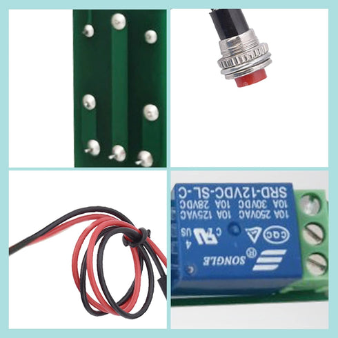 Jadeshay DC 12V Adjustable Timer Delay Module, High Precision Turn Off Relay Switch 1-10sec for Automation, Robotics, Intelligent Systems......