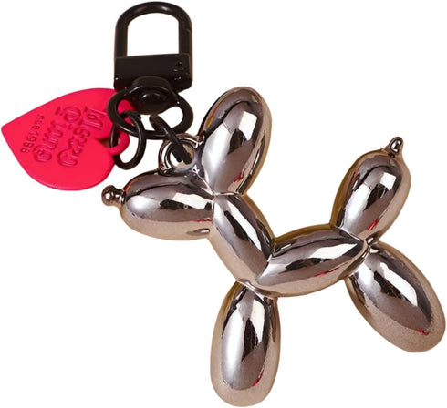 XAM 1-3PCS Cute Jelly Balloon Dog Keychains for Women Cartoon Keychains Car Keys Handbag Accessories...