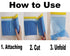 Ison - Pre-Taped Masking Film Blue Color - Painter's Masking Plastic Unfolds to 35 inches x 21.9 Yards Ideal for Painting to Automotive House Wall...
