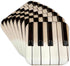 3dRose cst_45224_2 Piano Keys-Instruments-Photography-Soft Coasters, Set of 8...