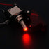 Twidec/3Pcs Rocker Toggle Switch 12V 20A Heavy Duty Racing Car Automotive Auto SPST ON/Off Toggle Switch Red LED Light Illuminated 3Pin with Red W...