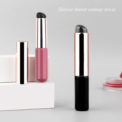 Soft Silicone Fingertips Lip Brush Concealer Brush Multi Functional Reusable Makeup Blending Brush for Lipstick Gloss Balm Mask Concealer Eyeshado...