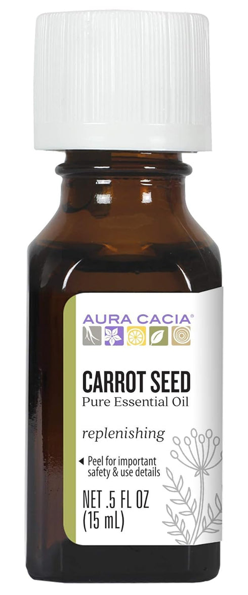Aura Cacia Essential Oil, Replenishing Carrot Seed, 0.5 fluid ounce...