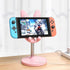 OATSBASF Cell Phone Stand, Adjustable Cute Bunny Phone Stand for Desk, Kawaii Phone Holder Stand, Compatible with All Mobile Phones, iPhone, Kindl...