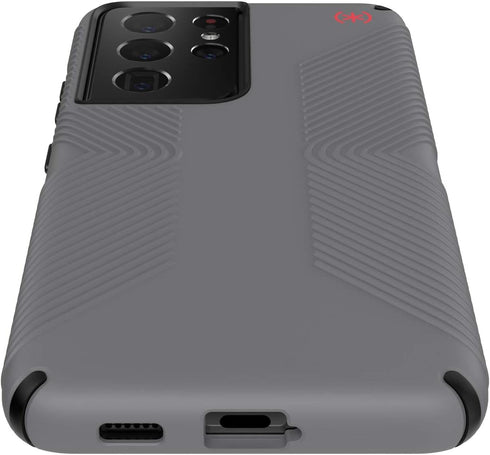 Speck Products Presidio2 Grip Samsung Galaxy S21 Ultra 5G, Graphite Grey/Black/Bold Red...