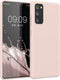 kwmobile Case Compatible with Samsung Galaxy S20 FE Case - Soft Slim Protective TPU Silicone Cover - Coconut Swirl...