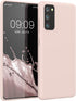 kwmobile Case Compatible with Samsung Galaxy S20 FE Case - Soft Slim Protective TPU Silicone Cover - Coconut Swirl...