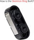 Exhaust Hanger Rubber with Stainless Steel Inside, Universal Hole Size Diameter 12mm (0.47inch), Muffler Bracket Mount, High Density Rubber Isolat...