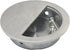 Stainless Steel Sliding Door Flush Half Round Pull Handle Cabinet Drawer Furniture Embedded Handle with Screws Concealed Handle Cabinet Door Latch...