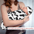 Cow Print Baby Stuff,Cow Print Newborn Swaddle Blankets Beanie Hat Sets Soft and Stretchy Baby Receiving Blanket Swaddle Sack for Baby Shower Infa...
