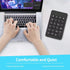 Wireless Number Pad with Battery, Enhanced Efficiency with 23 Keys Numeric Keypad Upgraded Version of 10 key USB Keyboard Financial Accounting Num...