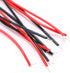 9V-Battery Clip Connector, 9 Volt Long Cable Connection Soft Shell I Type Black, Pack of 10...
