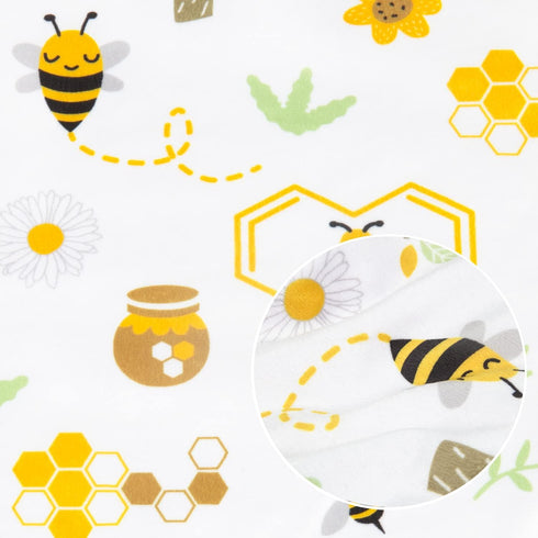 BORITAR Baby Security Blanket Soft Baby Lovey Unisex Lovey Baby Gifts for Newborn Boys and Girls Baby Snuggle Toy Baby Bee Stuffed Animal Yellow 1...
