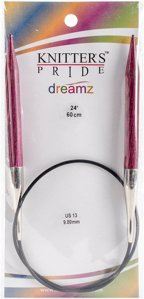 Knitter's Pride-Dreamz Fixed Circular Needles 24", Size 13/9mm...