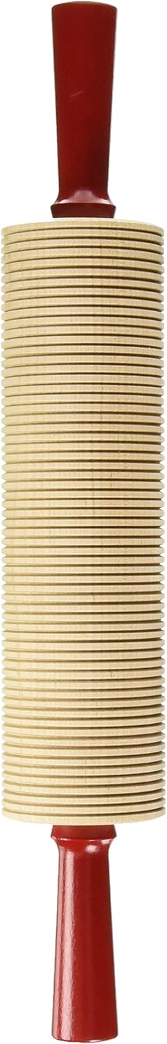 Bethany Housewares Wood Rolling Pin Corrugated Bulk...