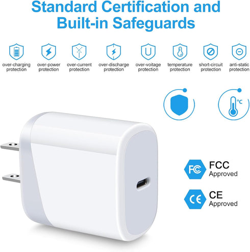 USB C Pixel 7 Fast Charger Type C Charging Block for Google Pixel 8a 8 Pro 7a 7 Pro 7 6a 6 Pro 5a,20W PD 3.0 USB C Wall Charger Box Cube Power Ada...