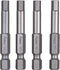 Mayhew Tools 19462-4 Metric Hex Power Bit, 5mm x 2", 4-Pack...