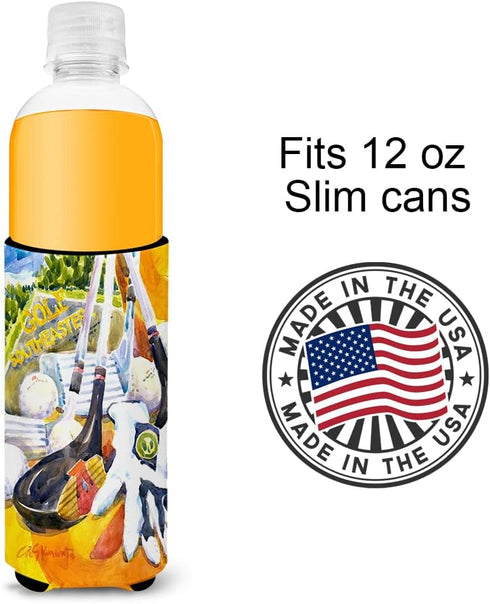 Golf Clubs, Ball and Glove Ultra Beverage Insulators for slim cans...