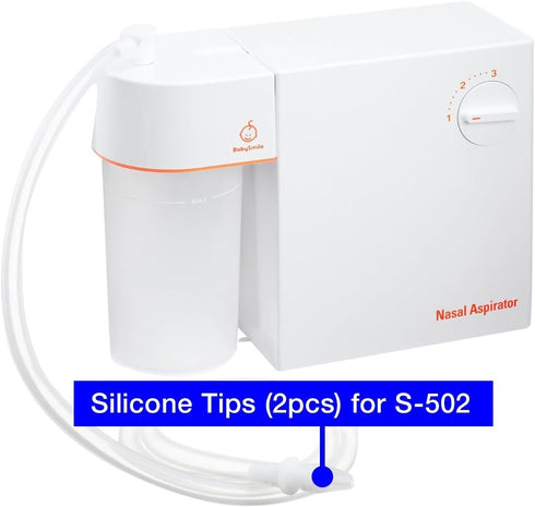 Silicone Tips (2pcs) for BabySmile Nasal Aspirator S-504, S-503, S-502, S-303...