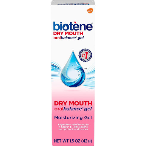 Biotene OralBalance Moisturizing Gel, Alcohol Free Gel and Dry Mouth Gel, Flavor Free - 1.5 oz...