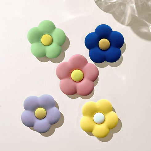 Cute Daisy Flower Shape Collapsible Expandable Multi Functional Mobile Phone Grip & Kicktand?Yellow...