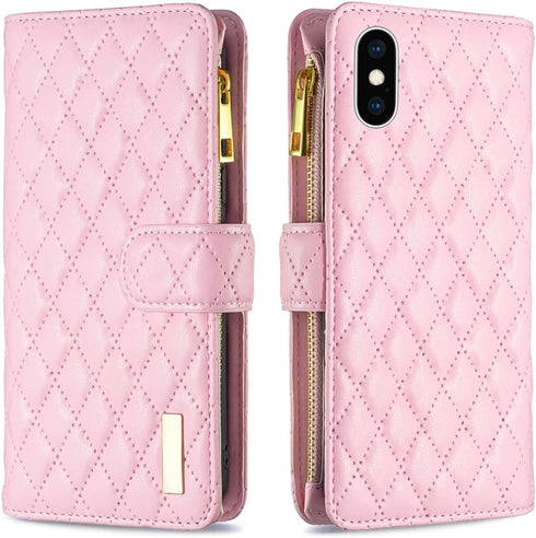 Asuwish Phone Case for iPhone Xs Max Wallet Cover with Tempered Glass Screen Protector and Leather Flip Credit Card Holder Stand Cell i X XR Xsmax...