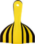 Bates- Plastic Putty Knife, 6 Pack, Black & Yellow, Plastic Paint Scraper, Plastic Scraper Tool, Putty Knife Set, Plastic Spreader, Spackle Tool, ...