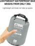 2Pcs Waterproof Dry Bag - 2L/8L,Multifunction Ultralight Roll Top Backpack Sack, Lightweight Outdoor Storage Bags Keeps Gear Dry for Camping Trave...