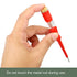 YOKIVE 2 Pcs Voltage Circuit Tester, 3mm Slotted Screwdriver, Great for Office, Art, Home, Daily Use (AC 100-500V, Red)...