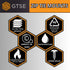 GTSE 100 Pack Of Black Screw Mounts, Zip Ties Up To 0.35" Wide, Saddle Type Zip Tie Anchors...