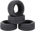 4PCS RC Car Rubber Tires and Plastic Wheels Rims Compatible with 1/10 Scale On Road Touring Racing Flat Drift Car Traxxas HSP HPI Tamiya Sakura (G...