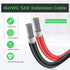 SAE to SAE Cable 10FT 16AWG, Bateria Power SAE Extension Cable Battery Charger Extension Cord, Quick Disconnect Connector Solar Panel Extension Wi...