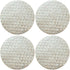 Saleen Round Placemat Bundle (Ecru Light, Set of 4) (4 Items)...