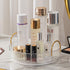 Makeup Organizer for Vanity, 360° Rotating Bathroom Organizer Countertop, High-Capacity Skincare Organizer, Spinning Cosmetics Organizer for Dress...